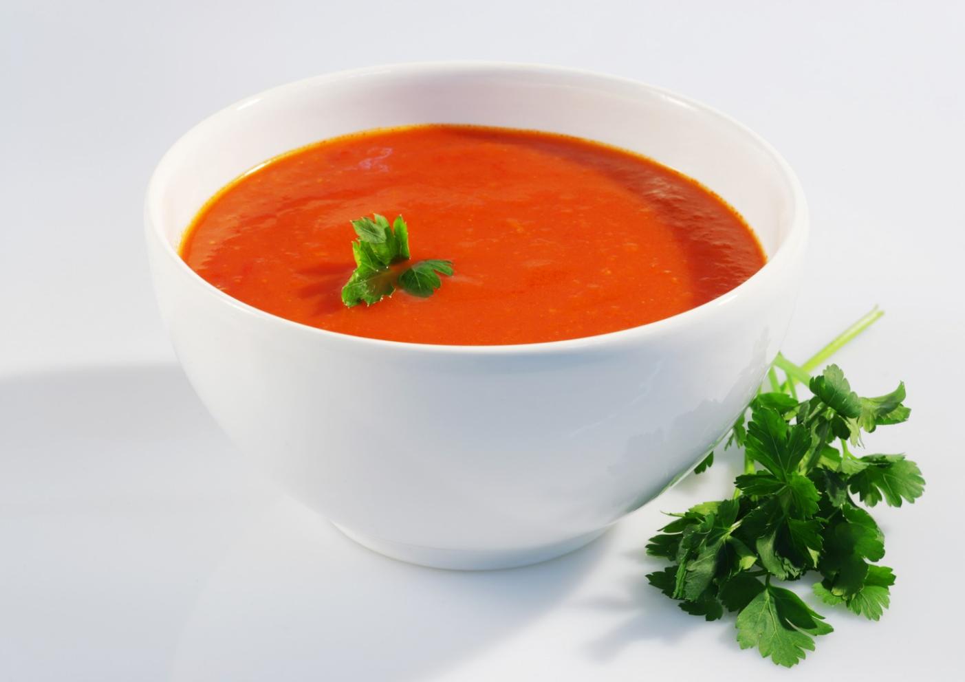 Pour se réchauffer, une bonne soupe de tomates !