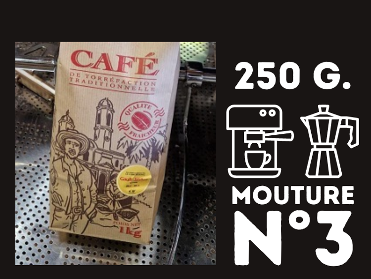 Café 250 g MOULU N°3 - expresso/italienne