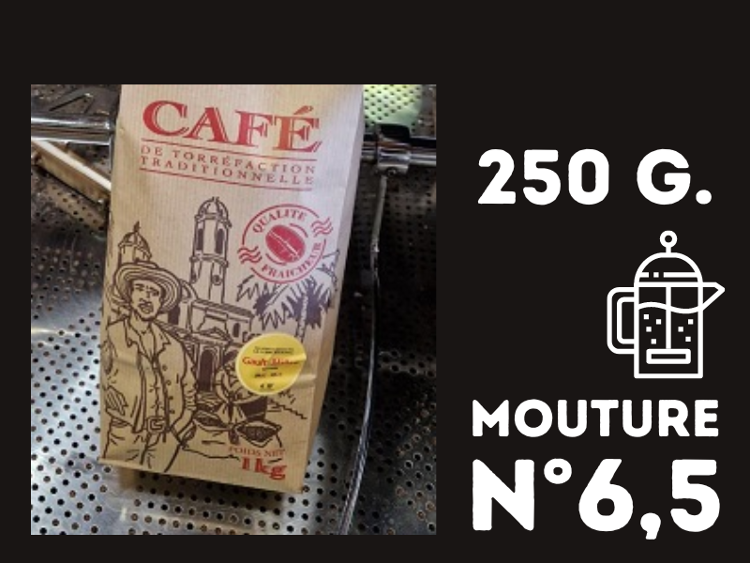 Café 250 g MOULU N°6,5 - piston
