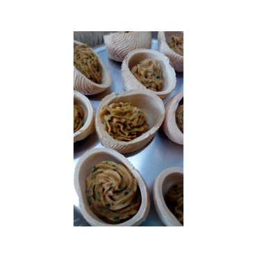 Assiette Escargots Croquilles Tomate Basilic X12