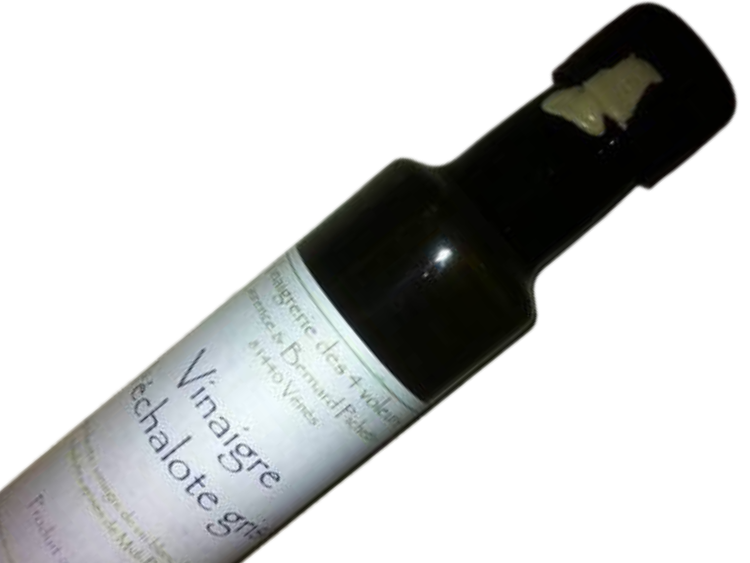 Vinaigre de vin blanc à l'échalote grise 25 cl-Vinaigrerie des 4 voleurs- retiré