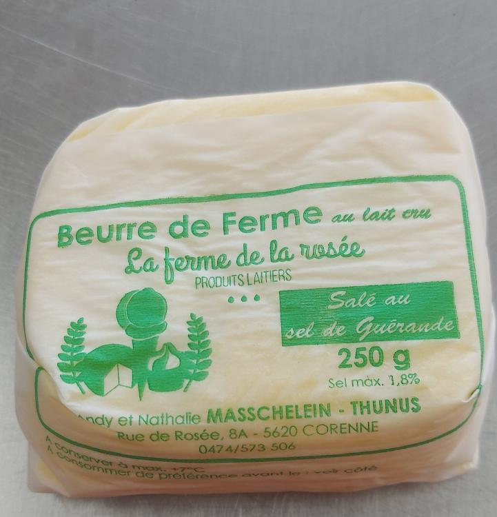 Beurre salé au sel de Guérande