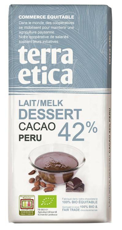 CHOCOLAT AU LAIT 42% dessert