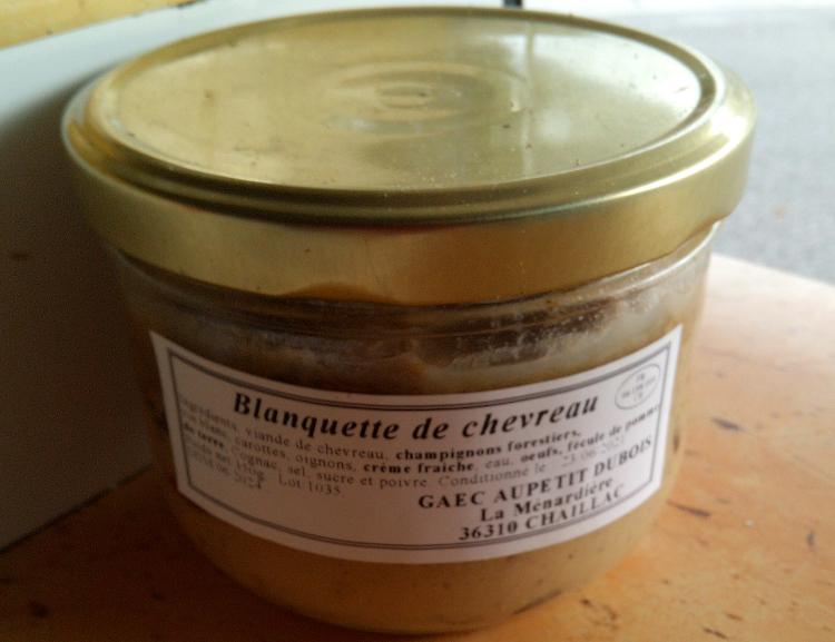 Blanquette de chevreau - Ferme de la Ménardière - 350g