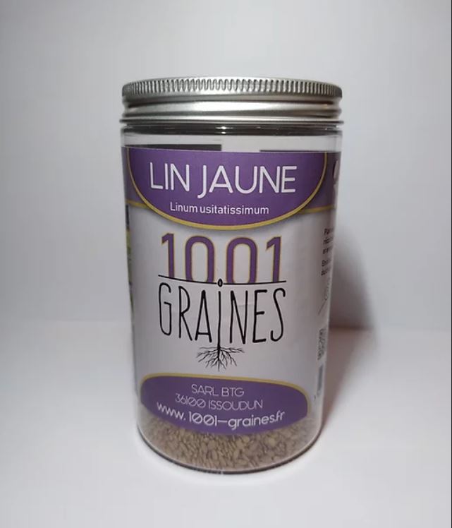 Lin Jaune "1001 graines" - sachet de 250grs