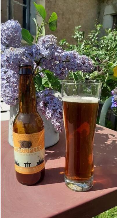 Porcupine - L'ambrée de Brenne (bière ambrée 6.5%) 1 bouteille de 75cl