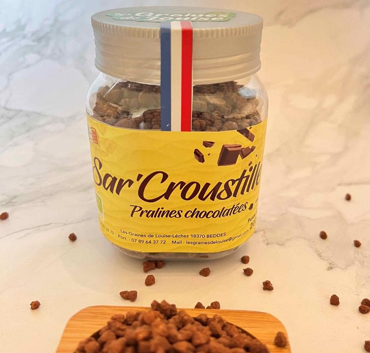 Sar'croustille - Pralines chocolatées BIO - 200 gr