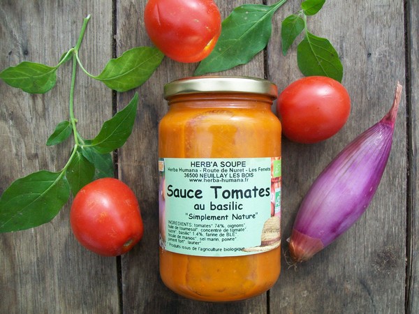 Conserves Sauce tomates au Basilic 37 cl
