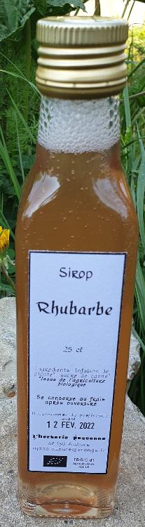 Sirop Rhubarbe