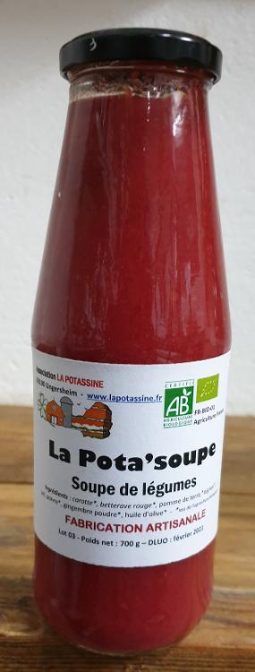 La POTA'SOUPE (soupe carotte, betterave, pomme de terre)