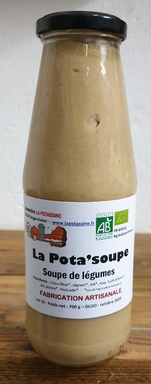 La POTA'SOUPE (soupe chou fleur - oignon - lait)