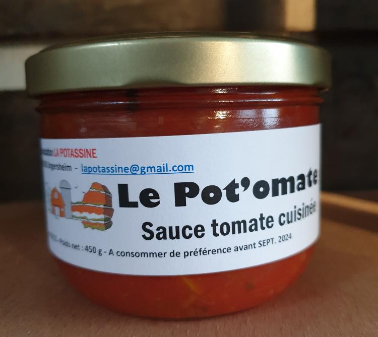 LE POT'OMATES (sauce tomate cuisinée) PETIT POT