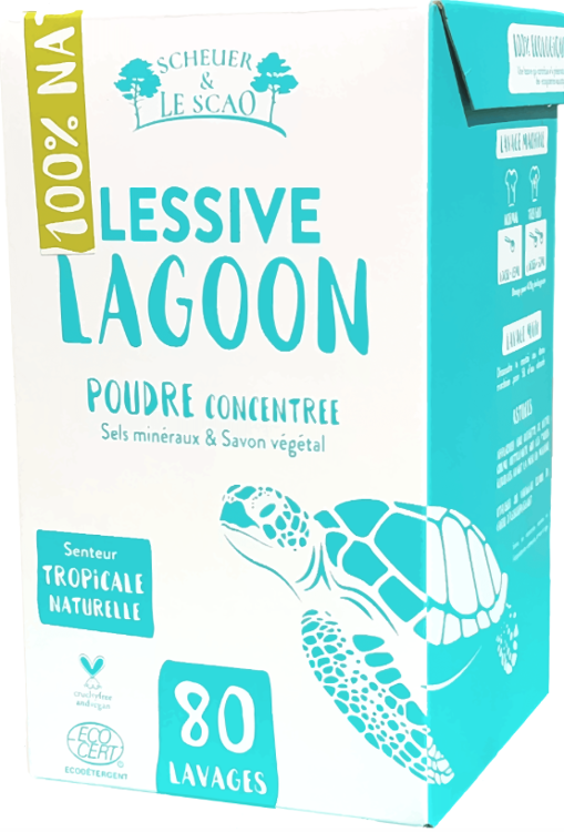 Lessive Lagoon (Boite carton de 1,7 kg)