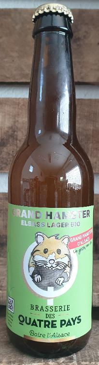 Bière La Quatre Pays Hamster Elsass Lager  33cl
