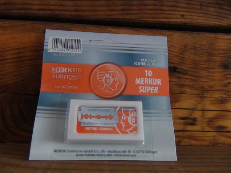 Boîte de 10 lames rasoir Merkur