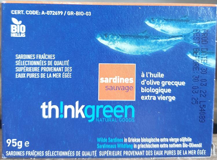 Boîte de sardines 95g