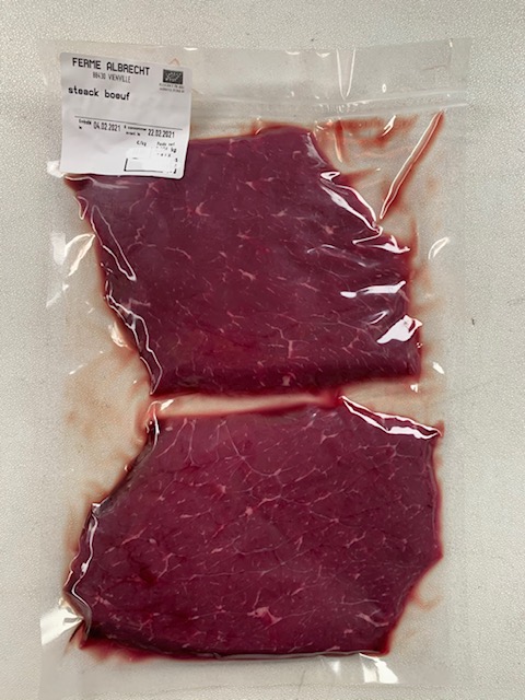 Lot de 2 Steaks angus, env. 300g (viande fraîche sous vide) (Albrecht)