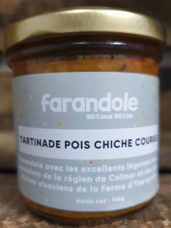Tartinade pois chiche courge
