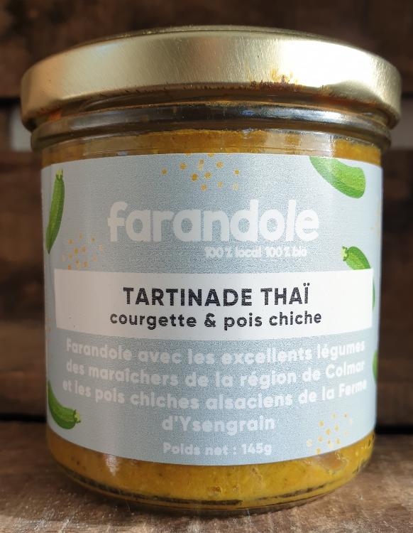 Tartinade Thaï (courgettes et pois chiche)