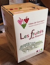1 cubi de Côtes de Gascogne Rosé 10 L