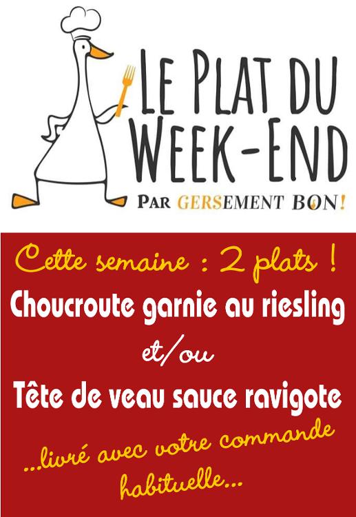 1 LE PLAT DU WEEK END : Choucroute