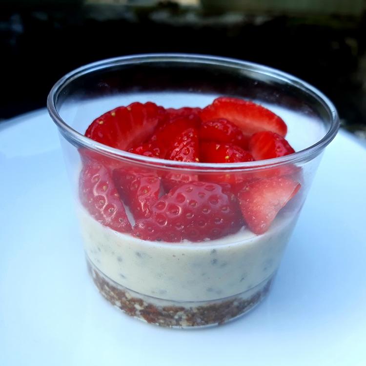 Verrine dessert fraise (par 2)