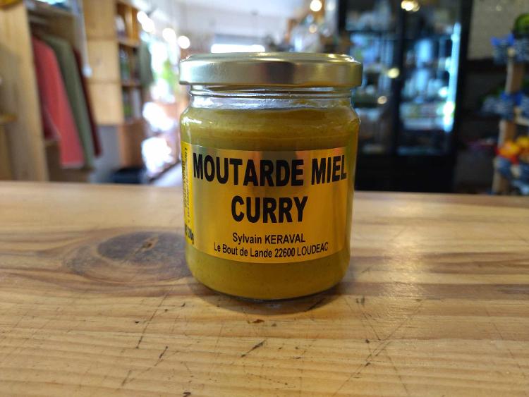Moutarde au miel et curry- 200g