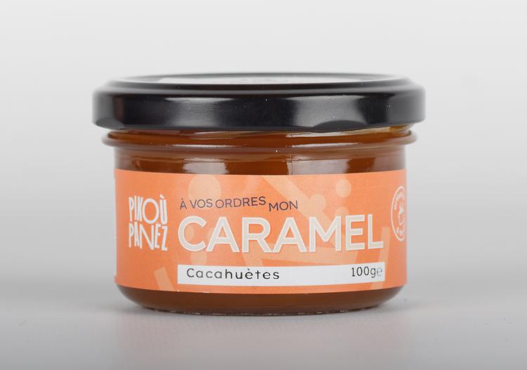 Caramel à tartiner - Cacahuètes 100g