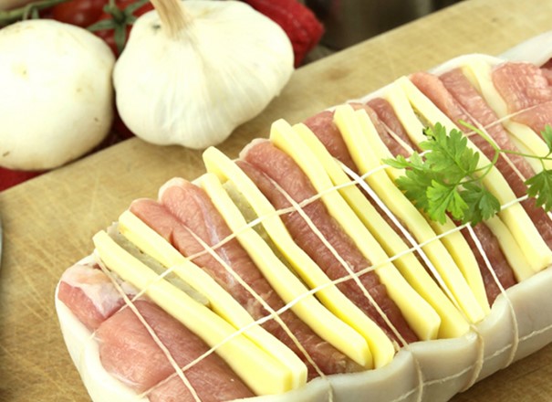 Rôti de veau Orloff au bacon et raclette*