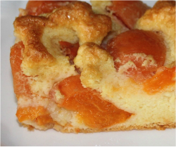 Gâteau moelleux aux abricots