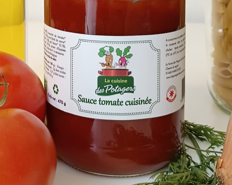Sauce tomate cuisinée petit bocal