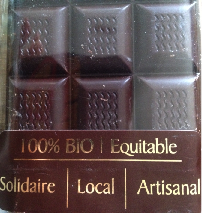 Tablette chocolat noir 72%