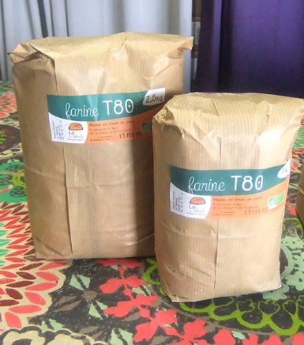 200#Farine de blé T80, 2.5kg