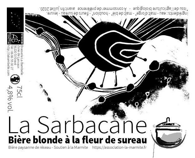 Bière blonde au Sureau- SARBACANE