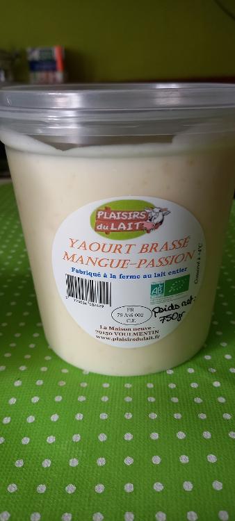 Yaourt Brassé au lait Entier BIO Mangue-Passion