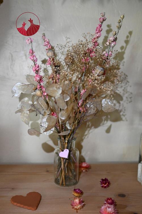 Bouquet Agathe (avec vase)