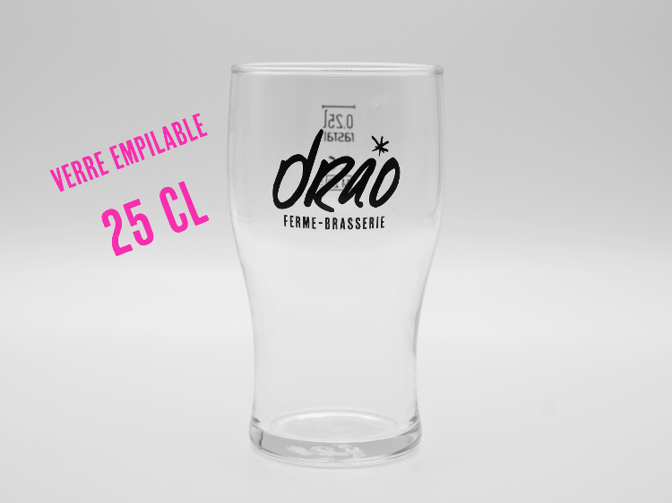 VERRE DRAO Empilable 25cl