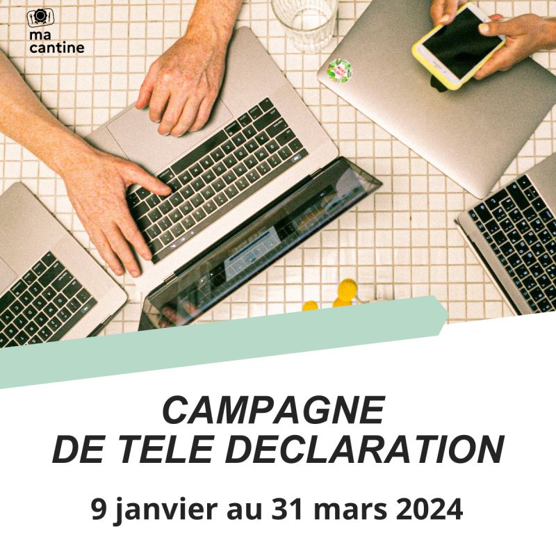Campagne de télédéclaration 2024 Ma Cantine