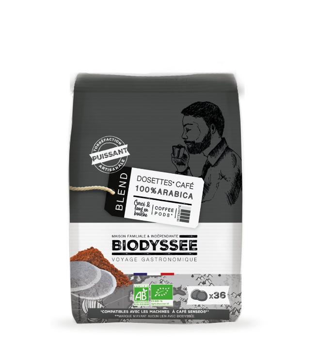 Dosettes compatibles senseo café Forté bio x 36