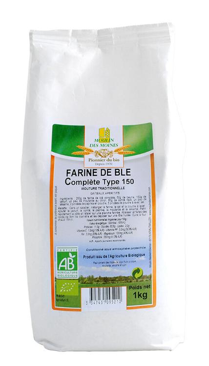 Farine de blé complète T150