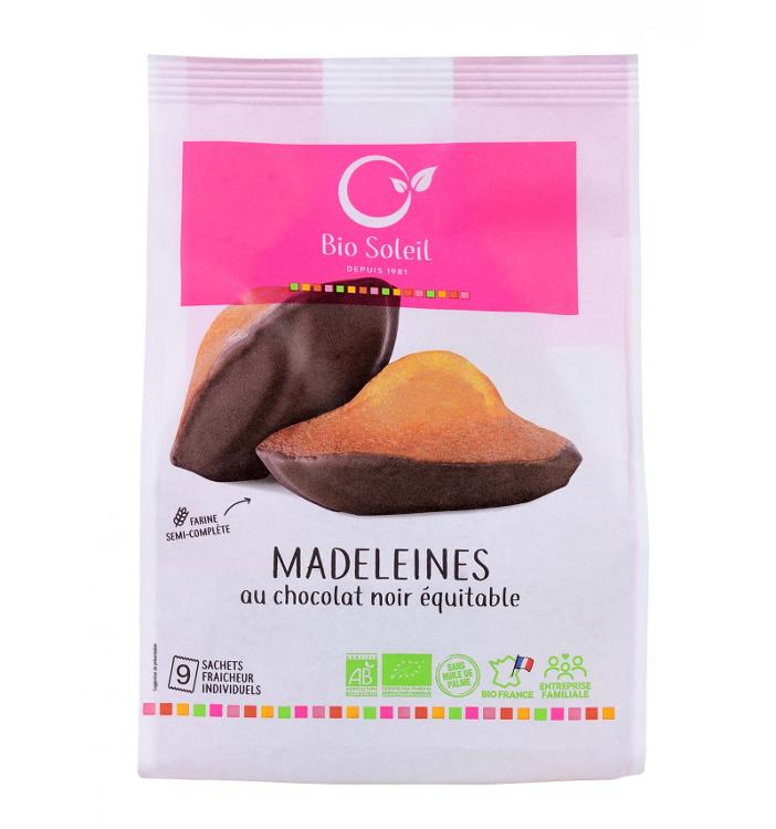 Madeleines nappées chocolat au lait 200gr
