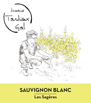 AOC Blanc "les Sagères"  Sauvignon 2019. 0.75l