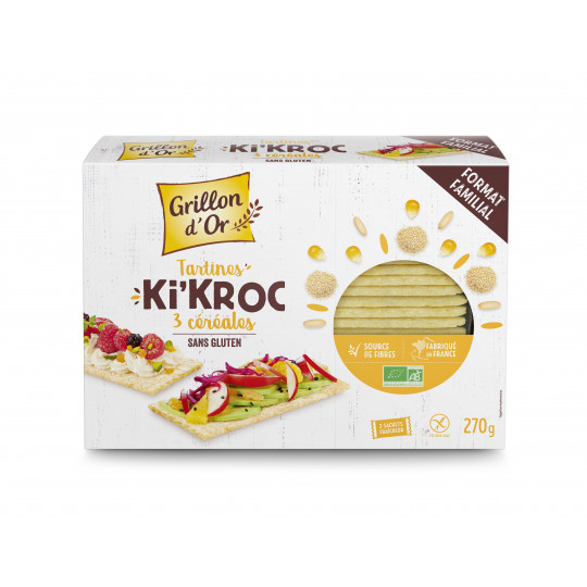 Tartines Ki'Kroc 3 céréales