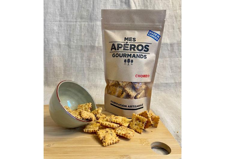 Biscuits apéro - Chorizo / Emmental