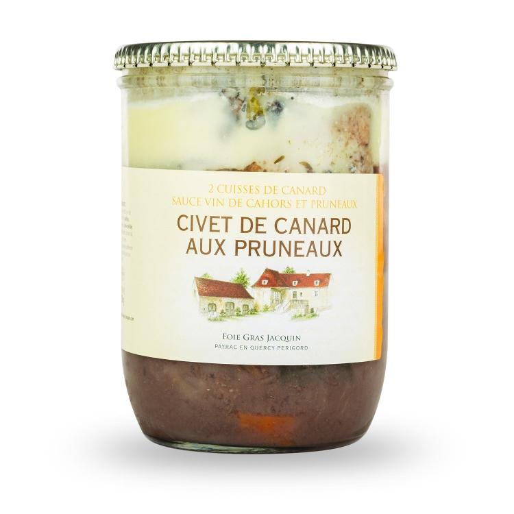 Civet de Canard aux Pruneaux - 750gr - La Gourmande Foie Gras Jacquin