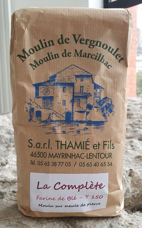 Farine de blé T 150 - 1kg - Minoterie Thamié