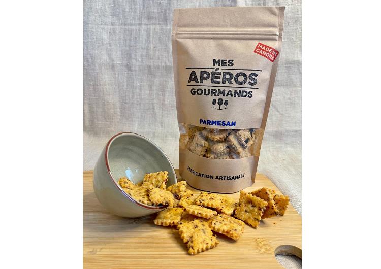 Biscuits apéro - Parmesan / graines de courges