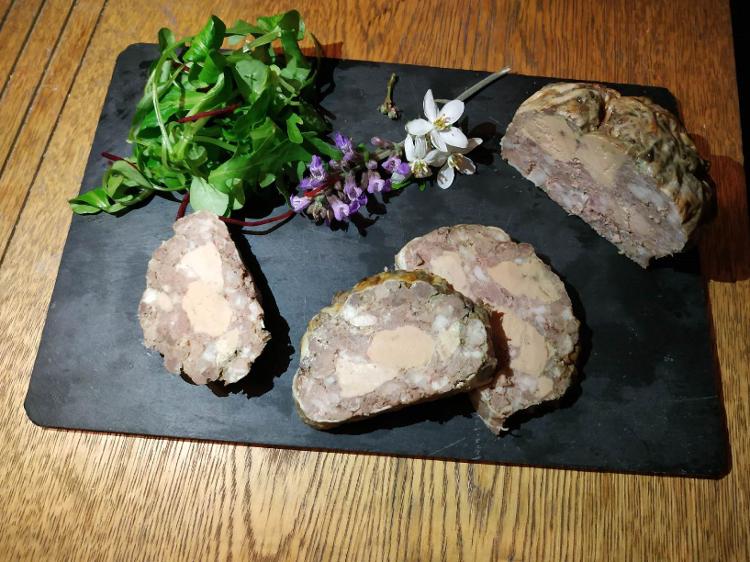 Fricandeau au foie gras 25% - (~340gr) - Ferme des Cazalous