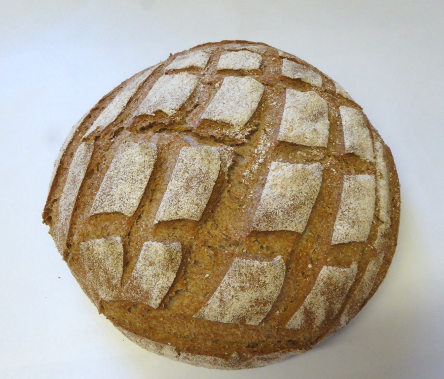 pain intégral en boule de 2kg au levain naturel