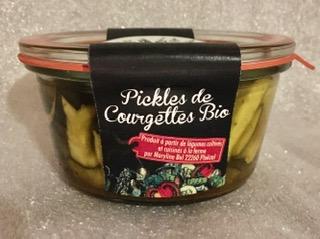 Pickles de Courgettes croquantes au Curry